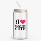 Банка с бамбуковой крышкой