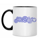 Кружка двухцветная