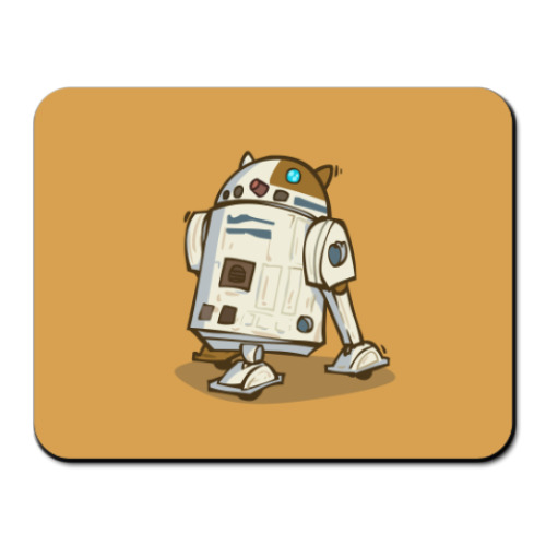 Коврик для мыши с принтом R2C2 — Пятничный Котик №34
