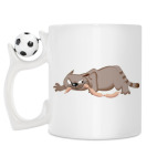 Кружка с футбольным мячиком