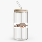 Банка с бамбуковой крышкой