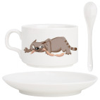 Кот с сосисками