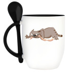 Кружка с ложкой