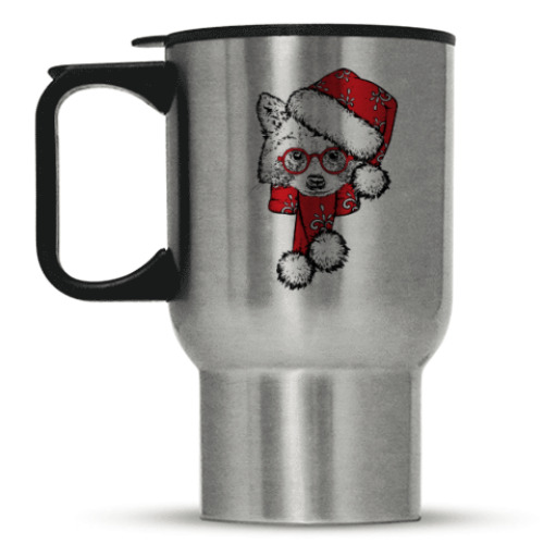 Кружка-термос Енот Санта