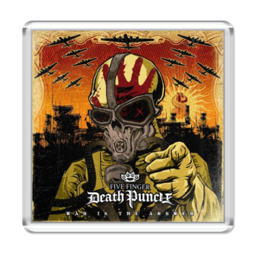 Магнит с принтом Five Finger Death Punch