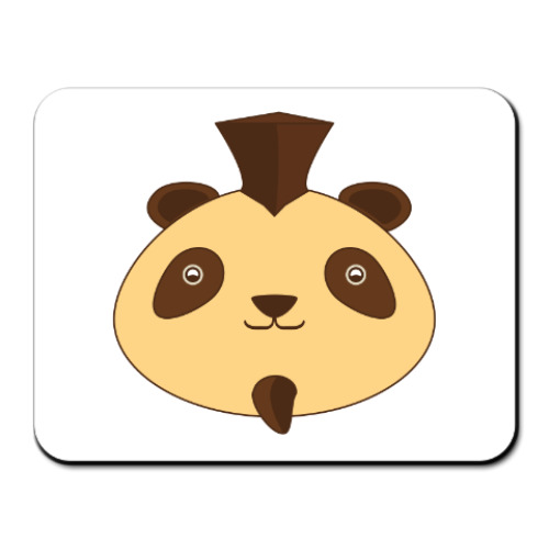 Коврик для мыши Смешная панда панк