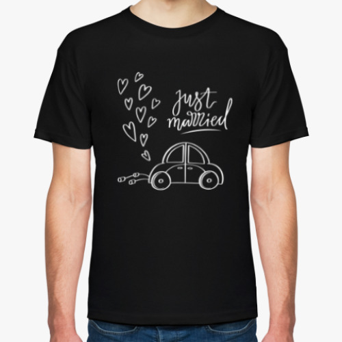 Футболка с принтом Свадебная тематика. Wedding