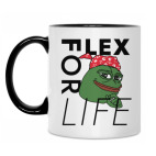 Кружка двухцветная