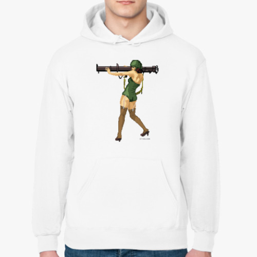 Толстовка худи с принтом Best shot