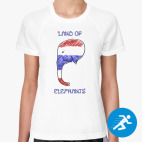 Женская спортивная футболка