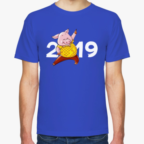 Футболка с принтом Год Свиньи