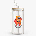 Банка с бамбуковой крышкой