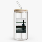 Банка с бамбуковой крышкой