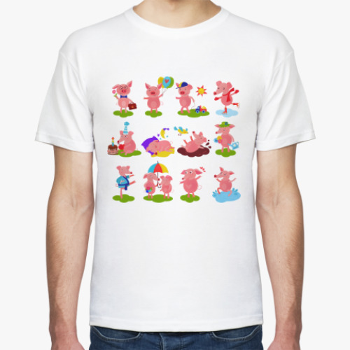 Футболка с принтом Символ года