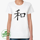 Женская футболка органик