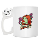 Кружка с футбольным мячиком