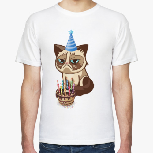 Футболка Угрюмый кот Тард - Grumpy Cat