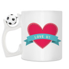 Кружка с футбольным мячиком