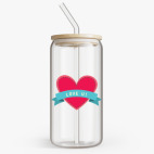 Банка с бамбуковой крышкой