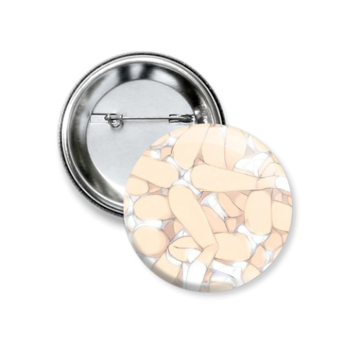 Значок 37мм с принтом Панцу