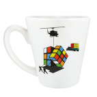 Кружка латте (360 мл) Кубик Рубика | Rubiks Cube