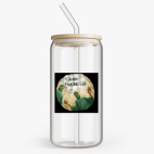 Банка с бамбуковой крышкой