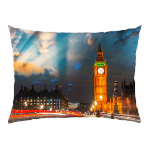 Подушка с принтом Город