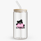 Банка с бамбуковой крышкой