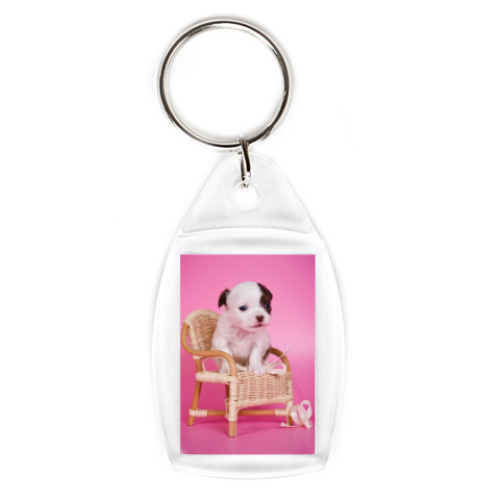 Брелок с принтом Щенок