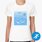 Женская спортивная футболка