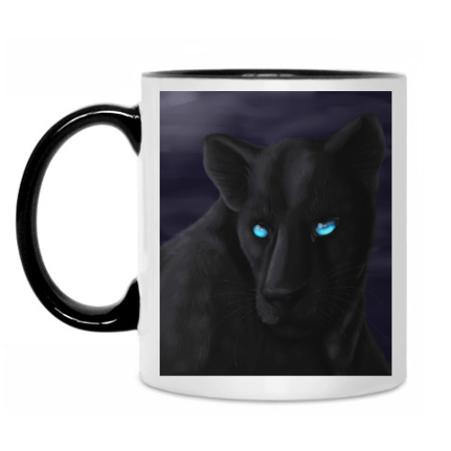 Кружка с принтом Пантера