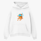 Толстовка худи оверсайз