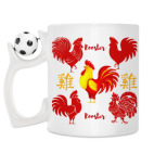 Кружка с футбольным мячиком