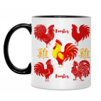 Кружка двухцветная