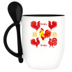 Кружка с ложкой