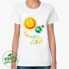 Женская футболка органик