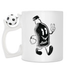Кружка с футбольным мячиком