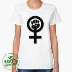 Женская футболка органик