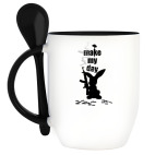 Кружка с ложкой