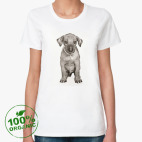 Женская футболка органик