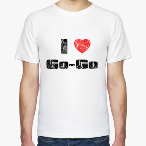 Футболка с принтом I Love Go-Go