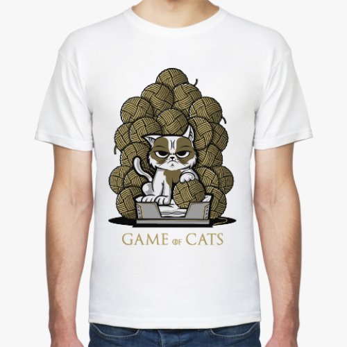 Футболка Грустный котик