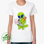 Женская футболка органик