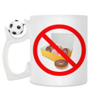 Кружка с футбольным мячиком