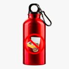 Металлическая бутылка 400 мл UV-DTF