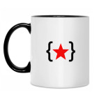 Кружка двухцветная