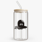 Банка с бамбуковой крышкой