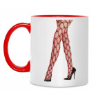 Двухцветная кружка Ноги