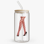 Банка с бамбуковой крышкой