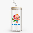 Банка с бамбуковой крышкой